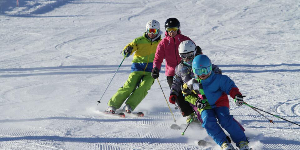Kinder Skifahren Ramsau